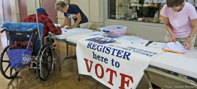 registering voters